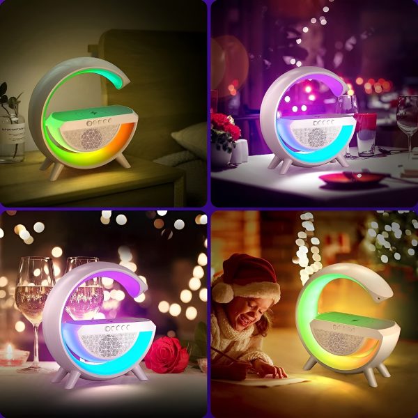 Smart Pro Bass – 3-in-1 RGB Lamp, Speaker & Wireless Charger