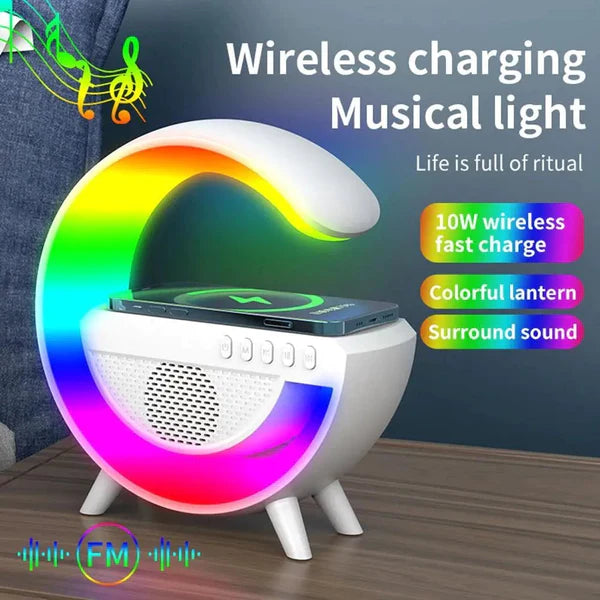Smart Pro Bass – 3-in-1 RGB Lamp, Speaker & Wireless Charger