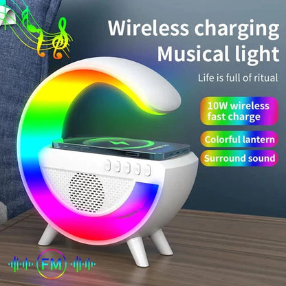 Smart Pro Bass – 3-in-1 RGB Lamp, Speaker & Wireless Charger